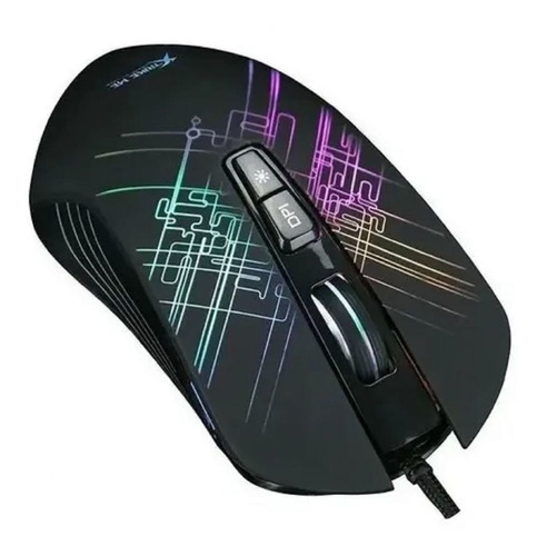 Mouse Gamer Backlit Rgb 7 Botones Usb Cable Pc 4800dpi Optic