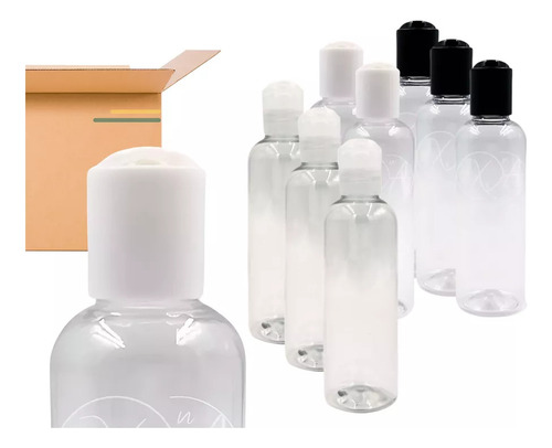 Botella Envase Plastico 100 Ml Tapa Disco 400 Pzs Mayoreo