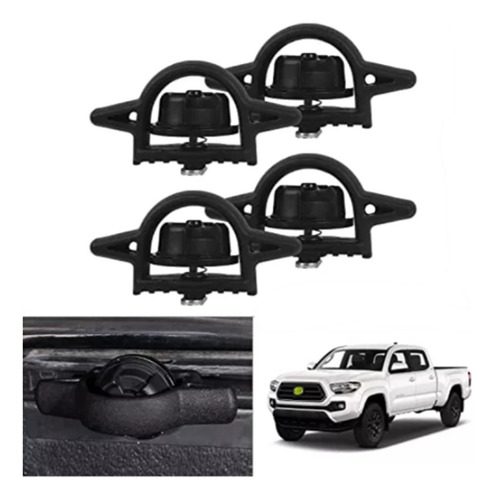 Sujetadores Originales De Riel Caja Toyota Tacoma Pack 4