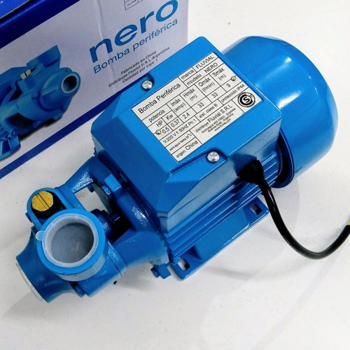 Bomba Periferica Fluvial Nero 1/2hp Turbina Sin Interes