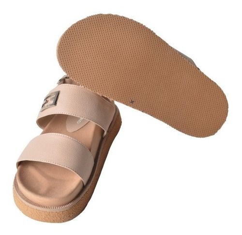 Imagen 3 de 5 de Zuecos Sandalias Ojotas De Mujer De Cuero Claim - Ferraro