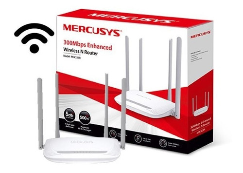 Router 4 Antenas Mercusys Wifi Inalambrico 300mbps Tienda! 