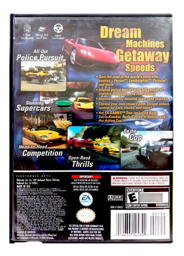 Need For Speed Hot Pursuit 2 Nintendo Game Cube (Reacondicionado)