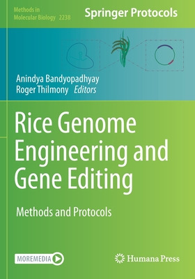 Libro Rice Genome Engineering And Gene Editing: Methods A...