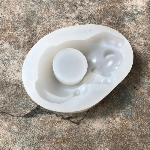 Molde De Maceta De Silicona For Gatos, Cactus, Suculenta, V-