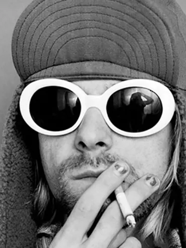 Kurt cobain lentes blancos hotsell