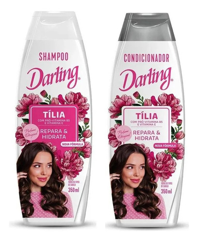 5 Kits Shampoo E Condicionador Darling Tília 350ml