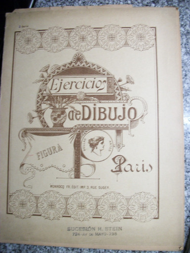 Ejercicios De Dibujo Figura 3ra Serie Paris 1900 Monrocq C16