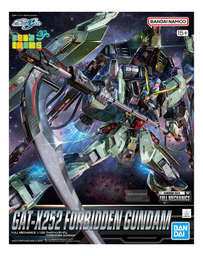 Full Mechanics 1/100 Forbidden Gundam Plastic Model Bandai