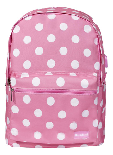 Rockland Mochila Clasica Para Laptop, Pinkdot., Mochila Clas