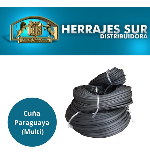 Burlete Cuña Paraguaya Multi Aluminio Herrero Rotonda Modena