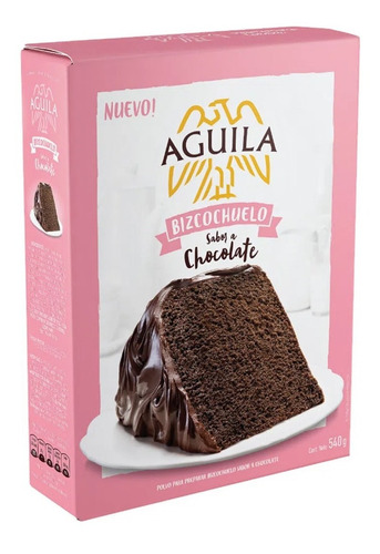 Bizcochuelo Aguila Sabor Chocolate 540g - Torta