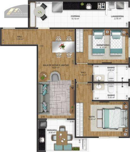 Imagem 24 de 27 de Apartamento Com 2 Dormitórios À Venda, 72 M² Por R$ 404.473 - Tupi - Praia Grande/sp - Ap2788