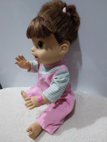 Boneca Baby Alive Comilona Morena - 2 Hasbro (Usado)