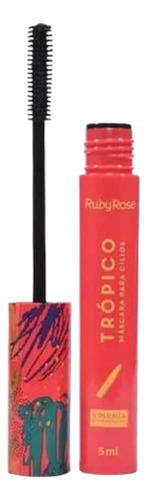 Máscara Para Cílios Ruby Rose Trópico Curva E Volume 5ml