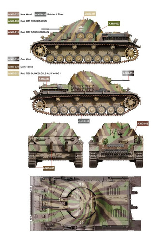 Border Model Bt039 Kugelblitz Flak Panzer Iv 1:35