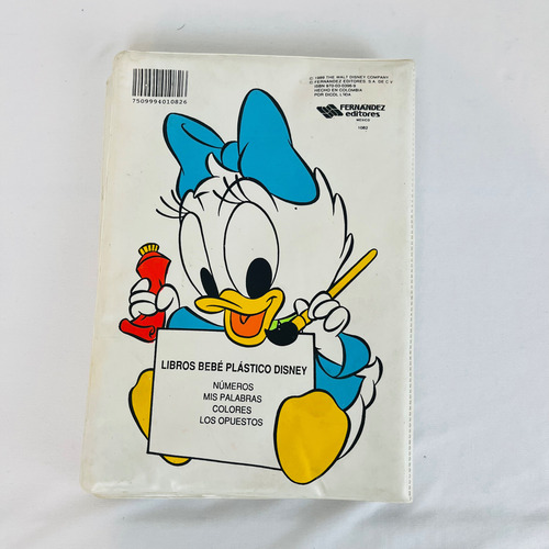 Libros De Bebe Anti Agua De Aprendizaje Los Bebes De Disney (Usado)