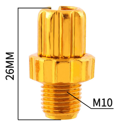 Palanca De Freno De Bicicleta, Tornillo De Ajuste, Oro