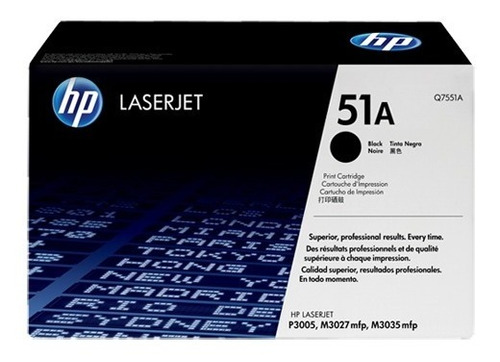 Toner Hp 51a Impresora 3005 Q7551a Remanufacturado 3035 3015