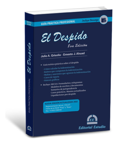 Guía Practica Profesional El Despido - Julio Grisolia