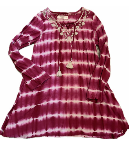 Vestido Tye Bordeaux Rapsodia Girl