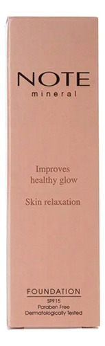Base de maquillaje Note Mineral Foundation tono 401 - 35mL