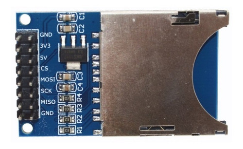 Módulo Arduíno Leitor Gravador Slot Cartão Micro Sd Card