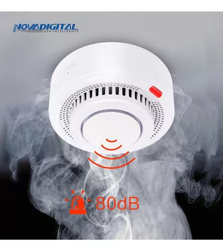 Detector De Fumaça Incêndio Novadigital Zigbee Com Alarme