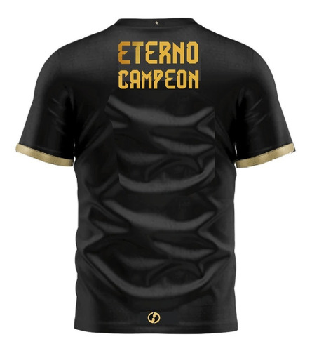 Imagen 2 de 4 de Polera Camiseta Dorada Colo Colo Adulto Niño 100% Algodón