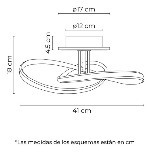 Lámpara Colgante De Techo Tipo Nudo Illux Dl-2422.n27
