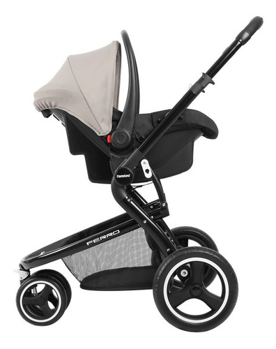 Cochecito Carestino Ferro Accesorios - Gris Claro