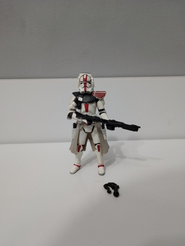 Raro Star Wars Revenge The Sith Clone Commander Red Hasbro . (Usado)