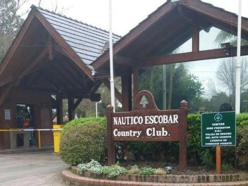 Lote En Venta En El Náutico De Escobar Country Club. Lote De 800mts.