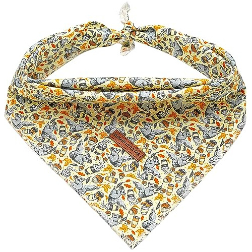 Bandana Elegante Para Perros De Otoño, 1 Bandana Para Perro