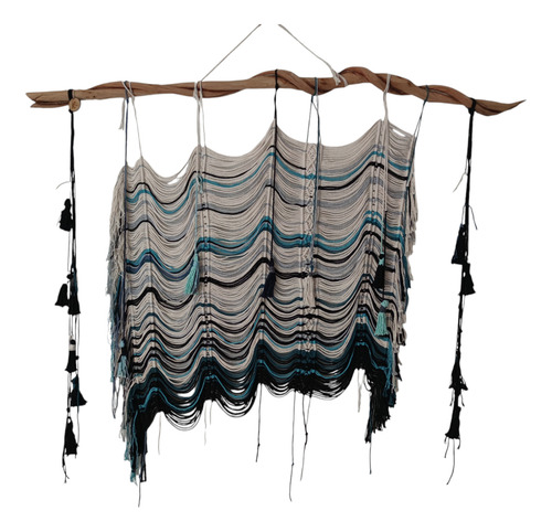 Tapiz Macramt Boho Chic Colgante Artesanal Estilo Bohemio