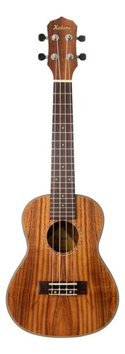 Ukulele Kalani Concerto Kayke Kal 330 Ck Koa Elétrico C/bag Cor Marrom