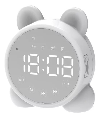Despertador Infantil, Alto-falante Bluetooth, Despertador