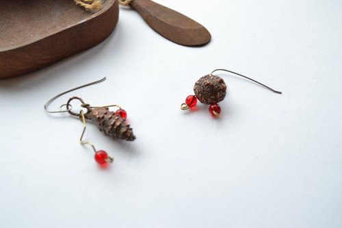 Imagen 4 de 7 de Aros Frutos Del Bosque, Pasante De Acero Quirurgico, Joyeria