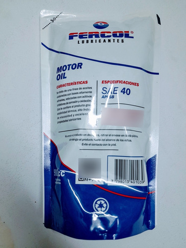 Aceite Motor Oíl Sae 40 Mineral X 4,5 Lts