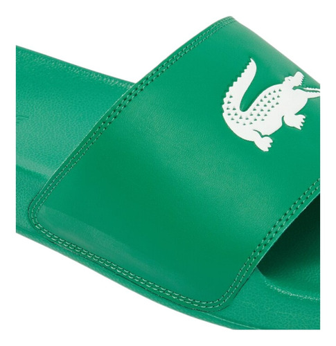 Sandalia/chancla Lacoste Casual Croco Para Hombre - Original