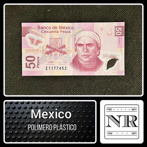 México - 50 Pesos - Año 2009 - P #123 - Plástico