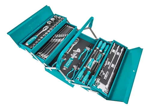 Set de Herramientas Manuales 108pz Total Thtcs121081 Profes Color
