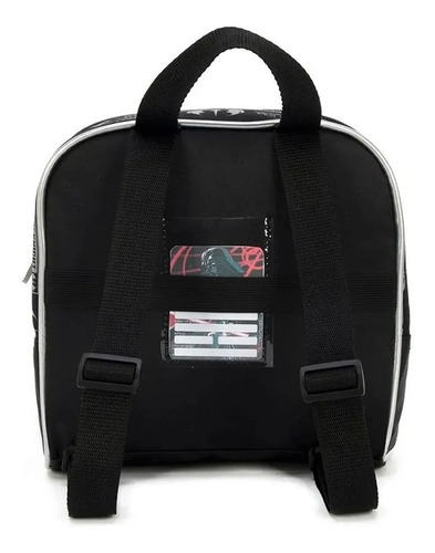 Imagem 4 de 5 de Mochila Star Wars Rodinha E Costas Lancheira Térmica Lápis