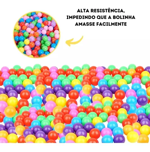 Saco de 100 Bolas Coloridas - Autobrinca Online