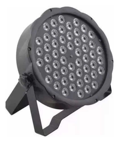 6 Canhao Refletor Led Par 64 Rgb 54 Leds 3w Dmx Dj Triled