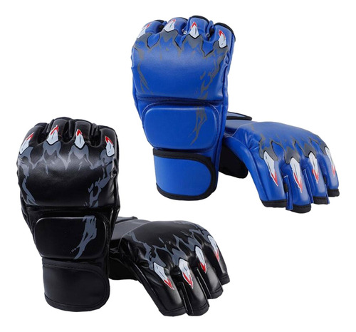 2 Pares De Guantes De Mma, Guantes De Artes Marciales,