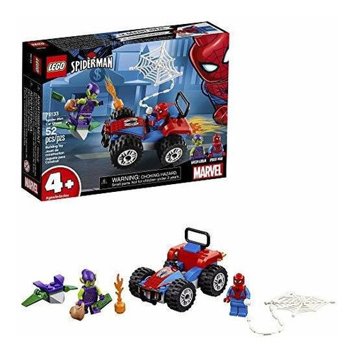 Kit De Construccion Lego Marvel Spider-man Chase 76133, Gob