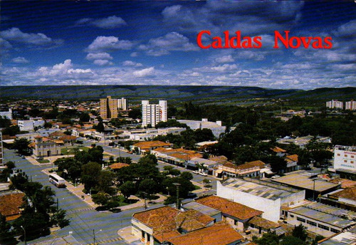 Clv-4329- Postal Caldas Novas, G O- Vista Parcial Da Cidade