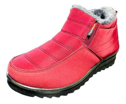 Botin Pantufla Dama Chiporro Impermeable Invierno Ortopédico