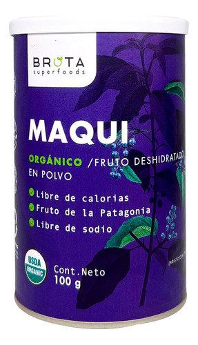 Maqui Deshidratado Antioxidante Para Cocinar Y Batidos Salud